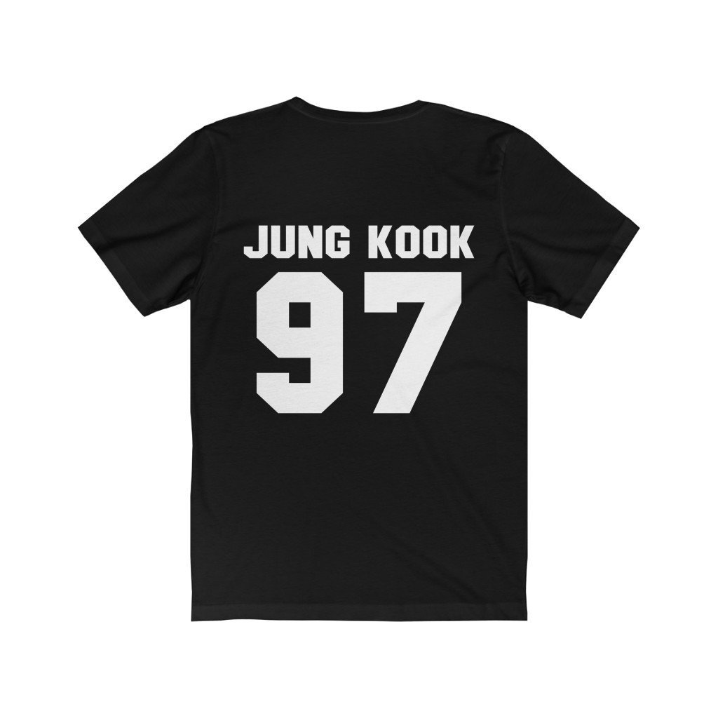 BTTS Number Shirt - Jungkook - KPOP PAKISTAN SHOP
