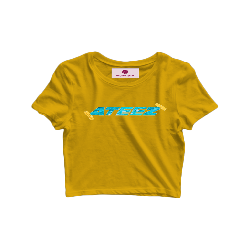 ATEEZ Logo Fanart Cropped Tee - KPOP PAKISTAN SHOP