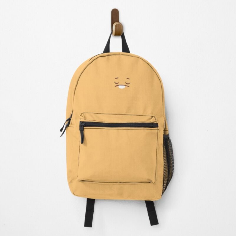 Hapitas AT2. Jake Face Backpack Carry-On Backpack With Various Patterns, Handle Included, Adventure Time, 5.3 Gal (20 L), 15.4 Inches (39 Cm), 1.0 Lbs (0.48 Kg