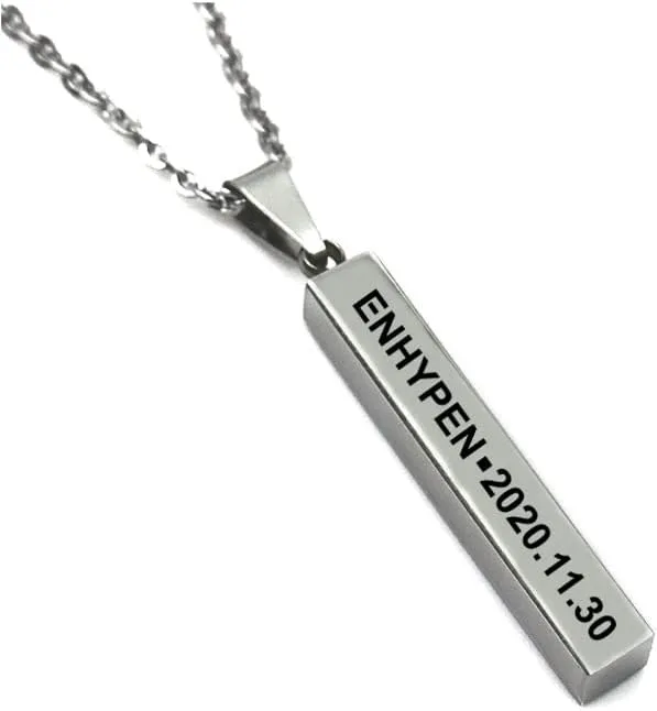 ENHYPEN ALL MEMBER BAR NECKLACE - KPOP PAKISTAN SHOP