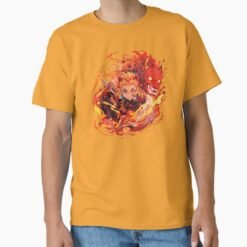 DEMON SLAYER Kyojuro Rengoku Flame Breathing Technique Shirt
